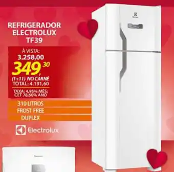 Lojas Cem Refrigerador Electrolux tf39 oferta