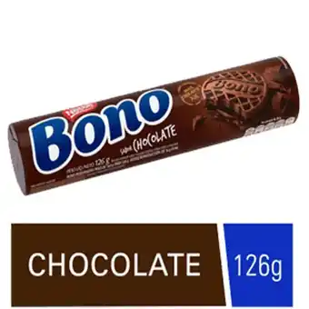 Super Lagoa Biscoito recheado 126g bono chocolate nestlé-bisc oferta