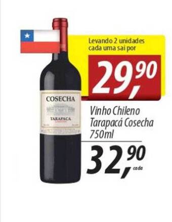 Asun Vinho Chileno Tarapacá Cosecha oferta