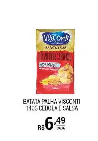 San Michel Supermercados Batata Palha Visconti 140g Cebola E Salsa oferta