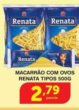Roldão Macarrão Com Ovos Renata Tipos oferta