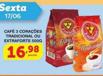 Roldão Café 3 Corações Tradicional Ou Extraforte oferta