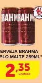 Roldão Cerveja Brahma Duplo Malte oferta