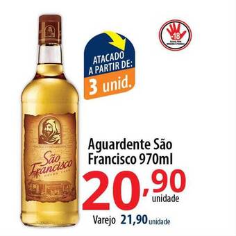 Akki Atacadista Aguardente São Francisco oferta