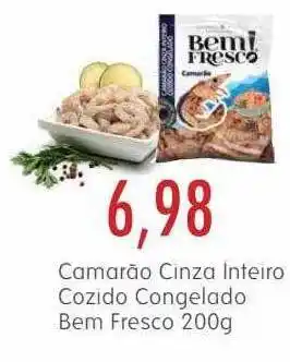 Camarrão Cinza Inteiro Cozido Congelado Bem Fresco