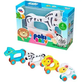 Brinquedo carinho paky baby bichinhos sortidos pakitoys