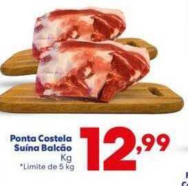 Barracão Supermercado Ponta Costela Suina Balcão oferta