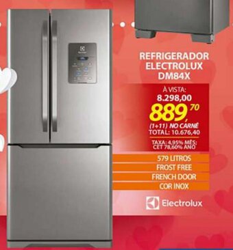 Lojas Cem Refrigerador Electrolux DM84X oferta
