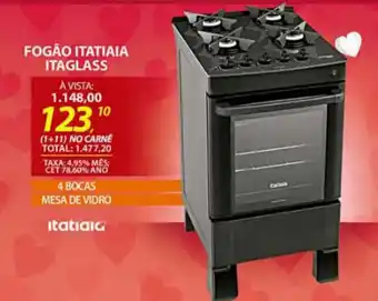 Lojas Cem Fogao Itatiaoa Itaglass oferta