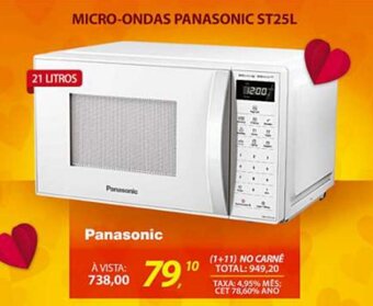 Lojas Cem Micro ondas Panasonic ST25L oferta