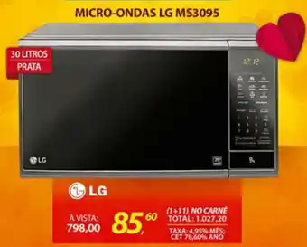 Micro Ondas LG MS3095