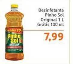 Sonda Desinfetante Pinho Sol Original oferta