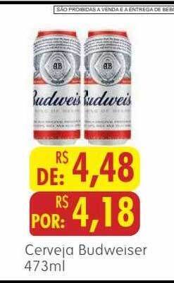 Epa Cerveja Budweiser oferta