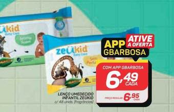 GBarbosa Lenço Umedecido Infantil Zeükid oferta
