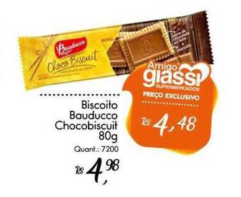 Giassi Supermercados Biscoito Bauducco Chocobiscuit oferta