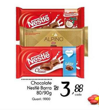 Giassi Supermercados Chocolate Nestlé Barra oferta