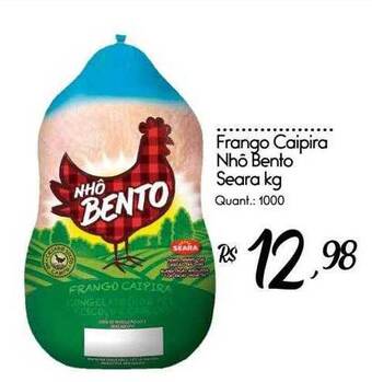 Giassi Supermercados Frango Caipira Nhô Bento Seara Kg oferta