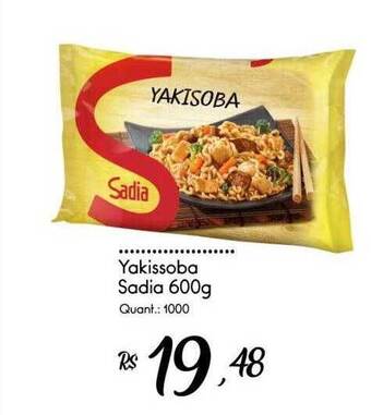 Giassi Supermercados Yakissoba Sadia oferta