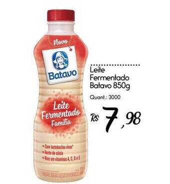 Giassi Supermercados Leite Fermentado Batavo oferta