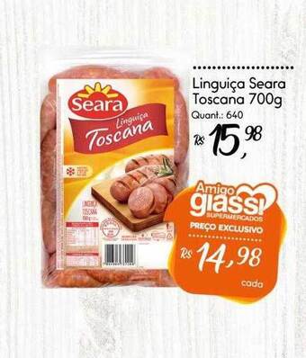 Giassi Supermercados Linguiça Seara Toscana oferta