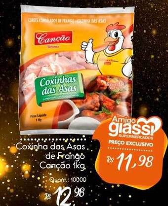 Giassi Supermercados Coxinha Das Asas De Frango Canção oferta