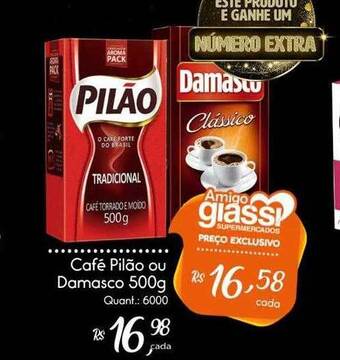 Giassi Supermercados Café Pilão Ou Damasco oferta