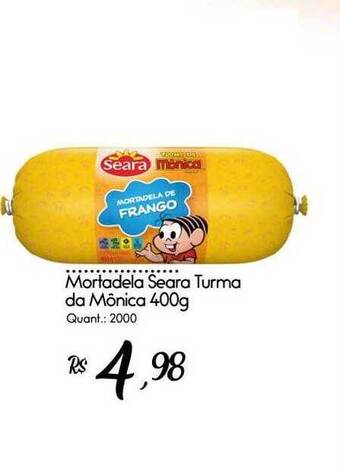 Giassi Supermercados Mortadela Seara Turma Da Mônica oferta