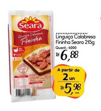 Linguiça Calabresa Fininha Seara