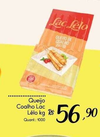 Giassi Supermercados Queijo Coalho Lac Lélo Kg oferta