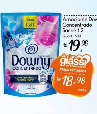 Giassi Supermercados Amaciante Downy Concentrado oferta