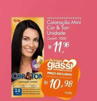 Giassi Supermercados Coloração Mini Cor & Ton oferta