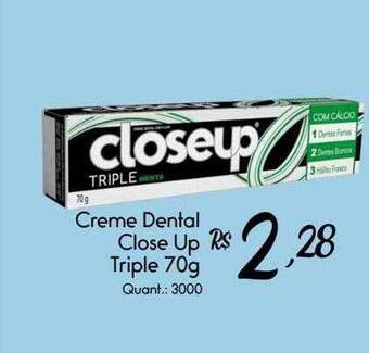 Giassi Supermercados Creme Dental Close Up Triple oferta