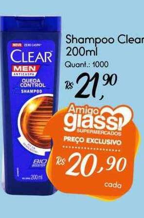 Giassi Supermercados Shampoo Clear oferta