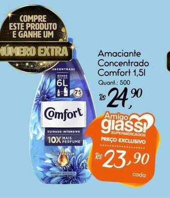Giassi Supermercados Amaciante Concentrado Comfort oferta