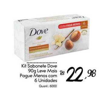 Giassi Supermercados Kit Sabonete Dove oferta