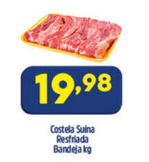 Arena Atacado Costela Suina Resfriada Bandeja 1kg oferta