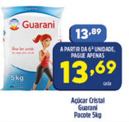 Arena Atacado Acucar Cristal Guarani Pacote 5kg oferta