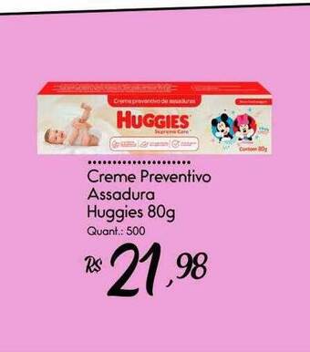 Giassi Supermercados Creme Preventivo Assadura Huggies oferta