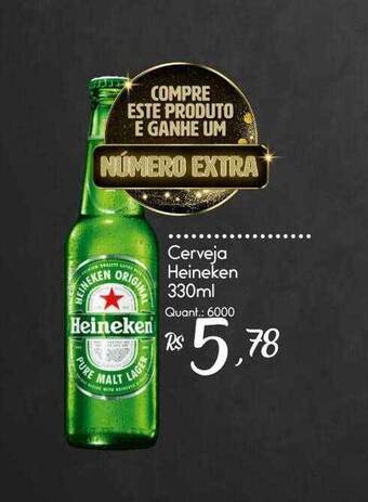 Giassi Supermercados Cerveja Heineken oferta