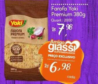Giassi Supermercados Farofa Yoki Premium oferta