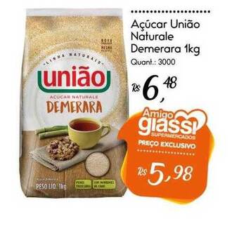 Giassi Supermercados Açucar União Naturale Demerara oferta
