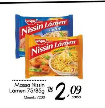 Giassi Supermercados Massa Nissin Lámen oferta