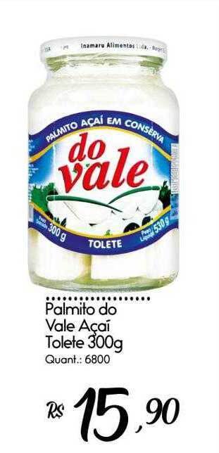 Palmito Do Vale Açai Tolete