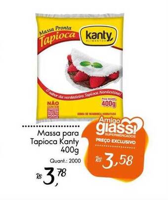 Giassi Supermercados Massa Para Tapioca Kanty oferta