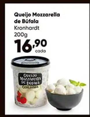 Zaffari Queijo Mozzarella De Búfala Kronhardt oferta