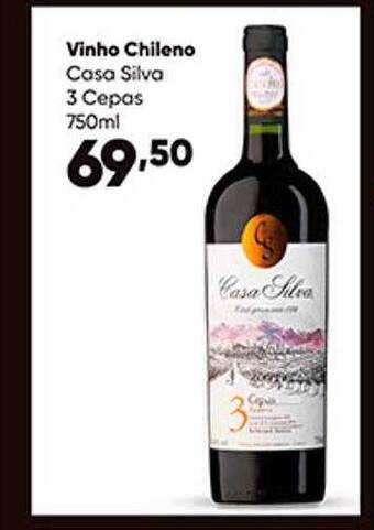 Zaffari Vinho Chileno Casa Silva 3 Cepas oferta
