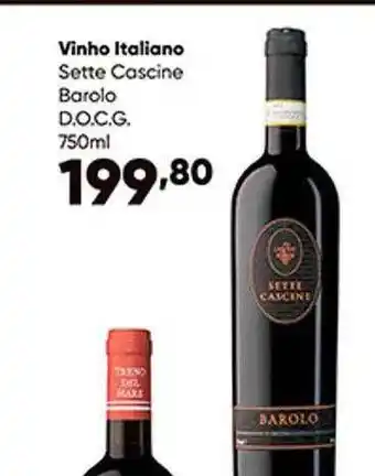 Zaffari Vinho Italiano Sette Cascine Barolo D.o.c.g. oferta