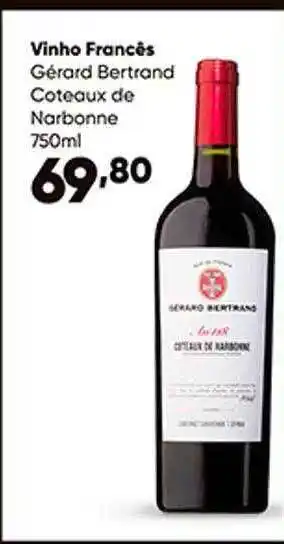 Zaffari Vinho Francês Gérard Bertrand Coteaux De Narbonne oferta
