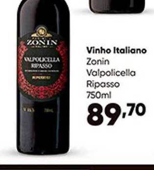 Zaffari Vinho Italiano Zonin Valpolicella Ripasso oferta