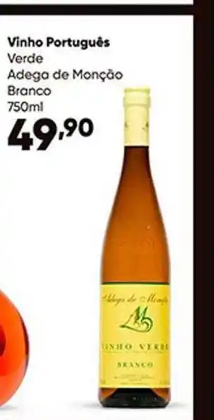 Zaffari Vinho Português Verde Adega De Monção Branco oferta